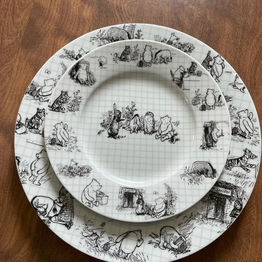 Zrike Disney Winnie the Pooh Sketchbook Dinnerware Set of 1 - Home Dining